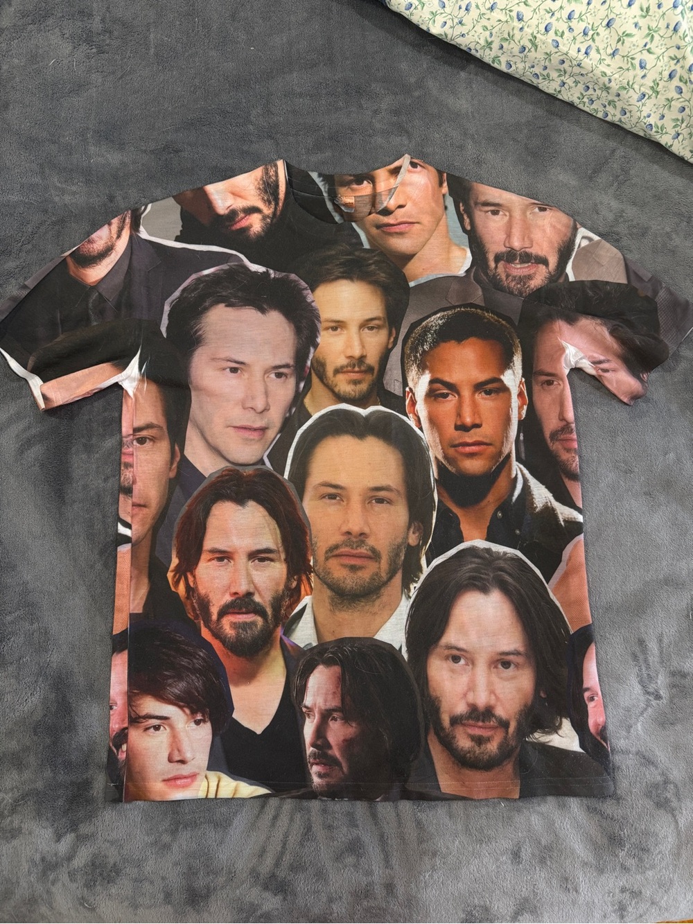 Keanu Reeves print shirt